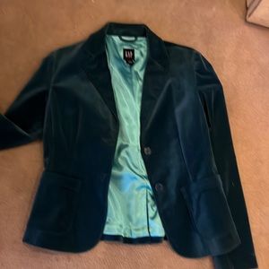 Bluish green Gap Holiday Vest sz 6